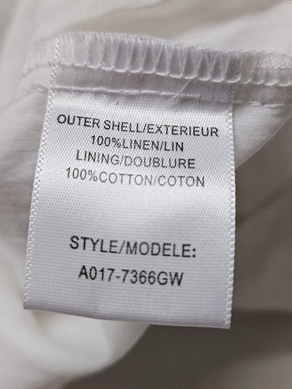 Blu No. 9 White Linen Shift Dress With White Eyelet Accents In Size XS NWT